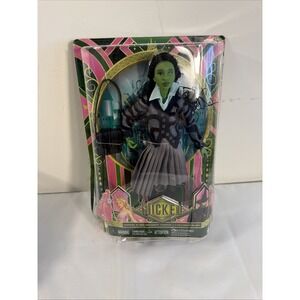 Mattel Universal Studios Wicked Elphaba Fashion Doll School Uniform Open Box